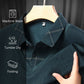 Men's Faux Two Piece Lapel Long-Sleeve Tops