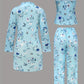 Comfy 3-Piece Pajama Set – Robe, Camisole & Long Pants