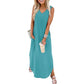 👗Summer Dresses Maxi Dress Vacation Beach Sundresses with Pockets
