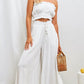 Solid Color High Waist Pants