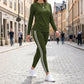 Women's 2-Piece Long Sleeve Tracksuit Set