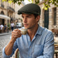 🧢Breathable Flat Cap with Adjustable Strap – Mesh Fabric, Classic Ivy Style & Built-in Sweatband🌞
