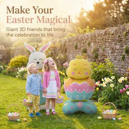 🎁Buy 1 Get 1 Free🐰Giant 3D Standing Bunny Balloon Self-Supporting Festive Cheer