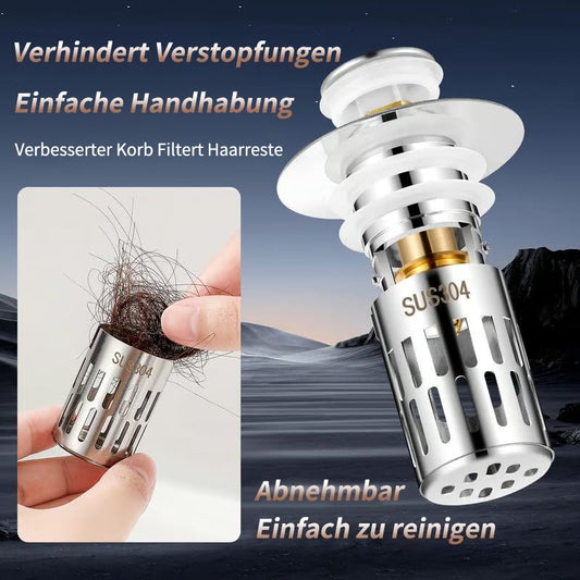 💦Universal Stainless Steel Pop-Up Sink Drain Strainer