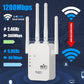 1200Mbps Dual Band (5GHz/2.4GHz) WiFi Extender Covers 10,000 sq. ft & 50 Devices