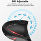 Wireless USB Rechargeable Ergonomic Vertical Optical Mouse