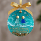 🌊Buy 1 Get 1 Free🎁Friendship Sea Glass Christmas Ornament🎄