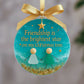 🌊Buy 1 Get 1 Free🎁Friendship Sea Glass Christmas Ornament🎄
