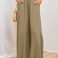 Solid Color High Waist Pants