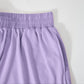 🩳 Women's Lounge Set – Relaxed Top & Shorts, Adjustable Drawstring, Deep Pockets