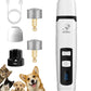 Electric Pet Nail Grinder with Dual LED Lights Grooming Trimmer for Dogs and Cats