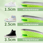 Comfortable Insoles with Air Cushion and Height-Increasing Effect