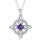 🔮Mystical Birthstone Witches Knot Necklace – Natural Crystal💞Protect Your Loved Ones