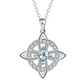 🔮Mystical Birthstone Witches Knot Necklace – Natural Crystal💞Protect Your Loved Ones