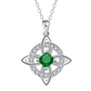 🔮Mystical Birthstone Witches Knot Necklace – Natural Crystal💞Protect Your Loved Ones