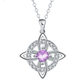 🔮Mystical Birthstone Witches Knot Necklace – Natural Crystal💞Protect Your Loved Ones
