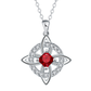 🔮Mystical Birthstone Witches Knot Necklace – Natural Crystal💞Protect Your Loved Ones