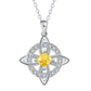 🔮Mystical Birthstone Witches Knot Necklace – Natural Crystal💞Protect Your Loved Ones