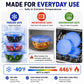 🎁50% OFF🔥Adpartner Silicone Lids for Food Storage (6-Pack)