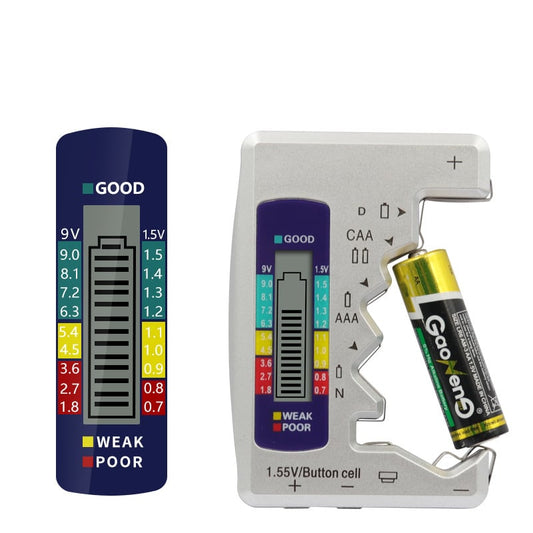🔥Buy 1 Get 1 Free🔋Portable Digital Battery Tester‑Universal Checker for All‑Size Household Batteries