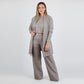 💞Free Shipping💞Elegant 3-piece Set Including Long Cardigan, Top and Pants