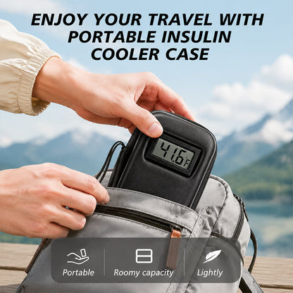 🔥Insulin Cooler Travel Case with Temperature Display