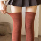Women's Thermal Winter Fleece over Knee Socks