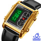 ⏳50% OFF🎁Men's Square Creative Dual-Movement Multifunctional Sports Watch