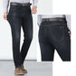 😎New Arrival👖Men's Elastic High Waist Straight Leg Jeans