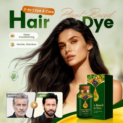 ✨2025 Hot Sale✨Gentle Plant-Based Quick-Use Hair Dye