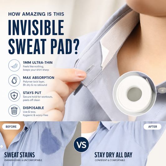 ⚡Buy 1 Get 1 Free⚡Invisible Disposable Collar & Cuff Sweat Liners