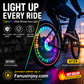 ✨50% OFF⏰Colorful Bike Wheel Hub Light🚴A Must‑Have For Cycling Enthusiasts!🌃Light Up the Night
