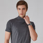 💎 50% OFF! 💎 Men's High Neck Slim Fit T-Shirt – Breathable, Figure-Flattering