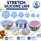 🎁50% OFF🔥Adpartner Silicone Lids for Food Storage (6-Pack)