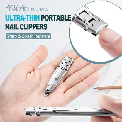 Buy 2 Get 1 Free🎁Multifunctional Splash-proof Ultra-thin Portable Nail Clippers