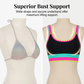👙Hot Sale🌈Color Block Patchwork Nylon Sporty 3-Piece Bikini Set