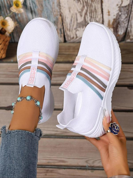 Women's Breathable Mesh Slip-On Sneakers