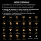 Handmade Tarot Vision Pendant: Connect to Cosmic Wisdom Anytime(Cheat Sheet Included)