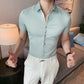 Men's Ice Silk High Elasticity Short Sleeve Shirts
