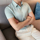 Men's Ice Silk High Elasticity Short Sleeve Shirts
