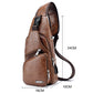 😎Men's Multifunctional High Quality Leather Chest Bag