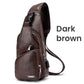 😎Men's Multifunctional High Quality Leather Chest Bag