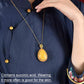 🔥New Arrival🔥Elegant Lucky Flower Pendant Necklace