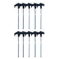 8" Screw-in Tent Stakes Ground Anchors(5PCS)