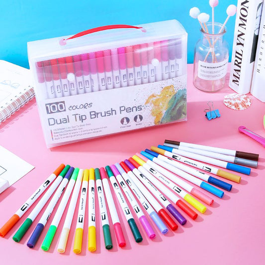 ✨120 Colors Washable Dual-tip Painting Pens