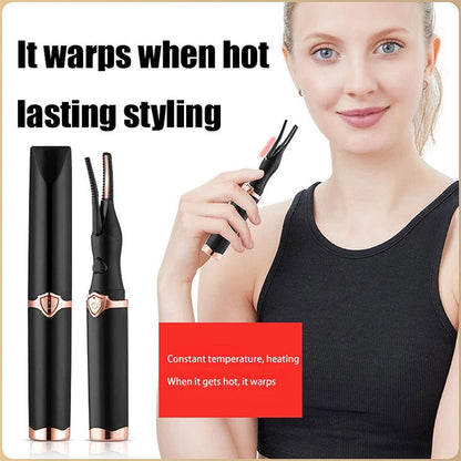 Heated Eyelash Curler for Long-lasting Natural Curling