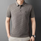 ☄️Spring Specials🎉Men's Breathable Ice Silk Cooling Lapel T-shirt