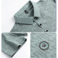 ☄️Spring Specials🎉Men's Breathable Ice Silk Cooling Lapel T-shirt