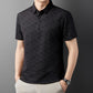 ☄️Spring Specials🎉Men's Breathable Ice Silk Cooling Lapel T-shirt
