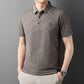 ☄️Spring Specials🎉Men's Breathable Ice Silk Cooling Lapel T-shirt